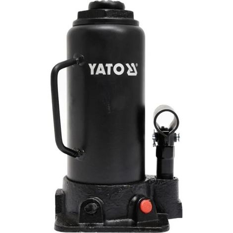 Yato YT-17005 Gato Hidráulico de Botella Negro 12 Toneladas