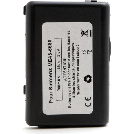NX - Batterie téléphone, smartphone, GSM pour Siemens 3.7V 840mAh - V30148-K1310-X183V3