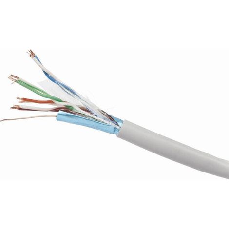 Gembird CAT5e FTP 100m cable de red Gris F/UTP (FTP)