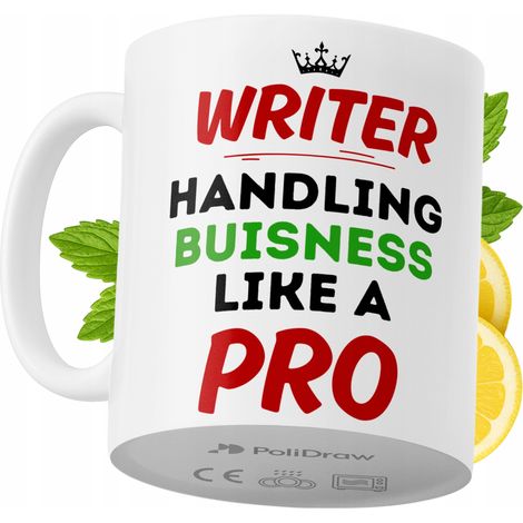 Lustige Kaffeetasse für Schriftsteller mit witzigem Textdesign – ideal für Geburtstage, Namenstage, Feiertage und besondere Anlässe. Hochwertige Tasse für Zuhause, Büro und Arbeit. Farbe: Weiß, 330 ml