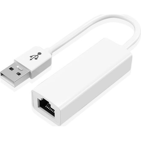 Adaptateur USB Ethernet,Réseau Adaptateur USB 2.0 to 10/100 Mbps Ethernet LAN Network Adapter Laptop,PC,USB vers Ethernet rj45 Compatible avec Windows 7-10,Vista/XP,Mac OS X,OS X et Linux (1/5)