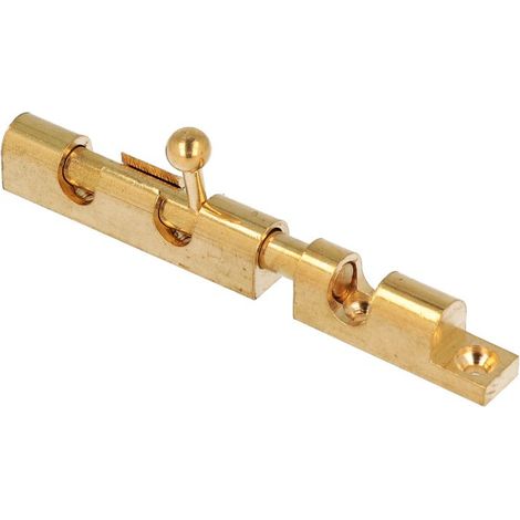 Catenaccio a cannone in ottone lucido 100mm