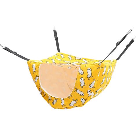 Double Layer Hanging Hammock for Adjustable and Practical Pet Bed for Rats and Small Animals (1/5)