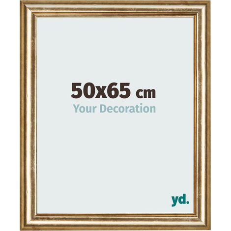 yd. - Cadre photo 50x65 - Or Antique - MDF - Lazio