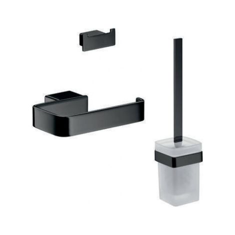 emco loft WC-Set, ensemble brosse, porte-papier, crochet double, (1/3)