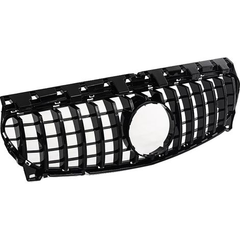 Grille de pare-chocs avant, Remplacement direct, Flux d'air optimisé, noir (1/2)