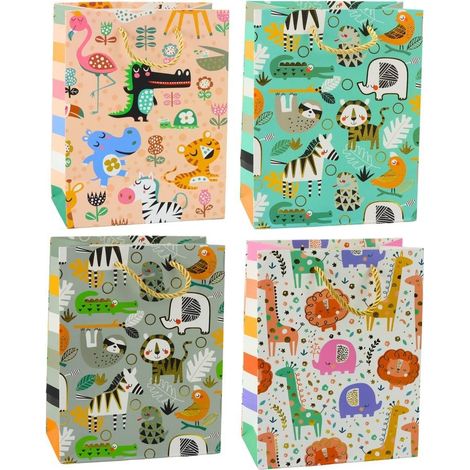 Bolsa de regalo Safari 23x18x10.5cm MIX
