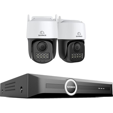 Filiyano-Système de sécurité, résolution 5 MP, audio bidirectionnel, 2 caméras, 2T