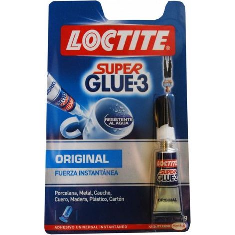 FPLUS super glue 3  3 grs. , La fórmula líquida de Loctite Super Glue-3 es versátil, rápida y fuerte. Además, tiene una gran gama de aplicadores para cualquier tipo de pegado. Las