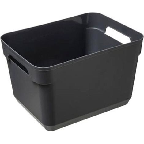 Bac de Rangement "Solutions" 43cm Gris (1/2)