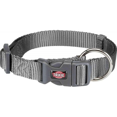 TRIXIE COLLIER PREMIUM TAILLE M/L GRIS 1 UNITÉ T201616 (1/5)