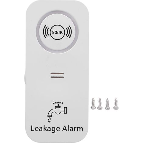 IP66-Wasserleckmelder, 90dB-Sensor für Waschbecken im Badezimmer und Überschwemmungen in der Waschküche. (1/5)