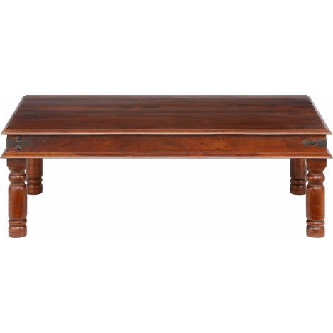 Jaya-Table basse 120 cm en marron (1/2)