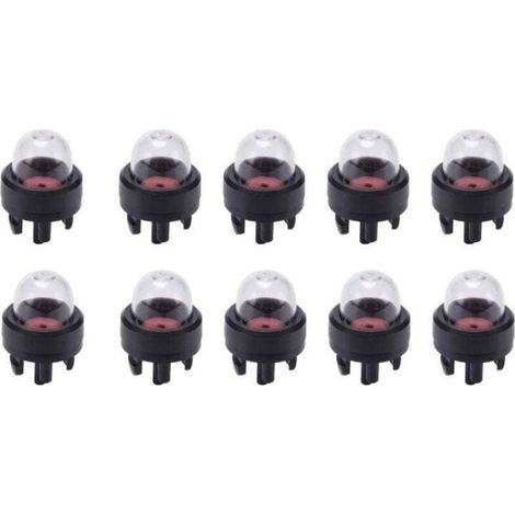 Ulisem10 Pièces Ampoule Amorçage D'essence, Ampoule de Carburant Pompe, Bulle D'huile de Carburateur, pour Stihl/Weed Eater/McCulloch/Ryobi Echo (1/4)