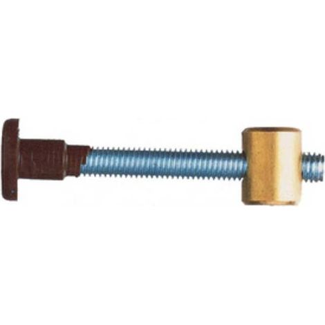 50 x GIUNZIONE P/MOBILI ACC 517 MARRONE 6MA 60 MM