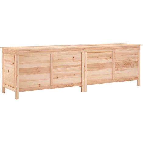 Boîte de rangement de jardin，Coffre de rangement 198,5x50x56,5 cm bois massif sapin CFW721678 (1/5)