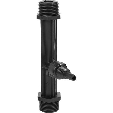 Bewässerungsschlauch Düngermischer Injektor Gartenwassergerät Kunststoff Schwarz G3/4 Zoll (1/5)