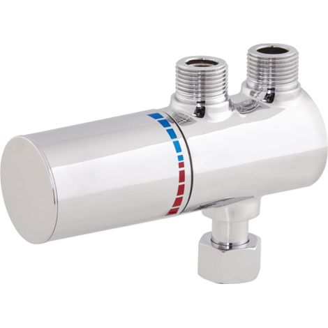 Benkiser Eckventilthermostat 3/8" 3515050 Vormischer mit Thermostat und Verbrühschutz (1/2)