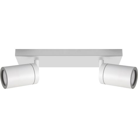 Applique da bagno bianca IP44 orientabile GU10 2x20W Ideus 04070 (1/2)