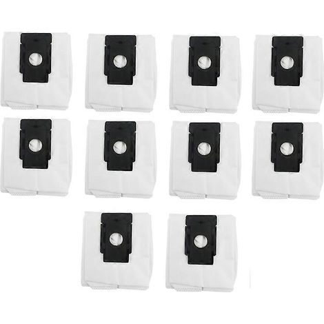 10 Sac à poussière pour 360 S8 / Botslab S8 Plus / Choice R2 / R2s Lite / R2 Plus Self Emptying Robot Aspirateur