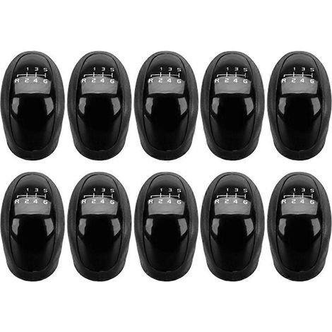 10 schwarze 6-Gang-Schaltknäufe für (1/5)