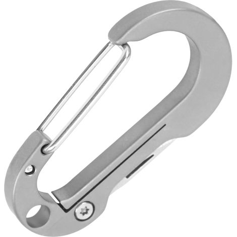 Couteau Multifonction EDC en Titane avec Ouvre-Bouteille et Porte-Clés, Compact et Léger (1/5)