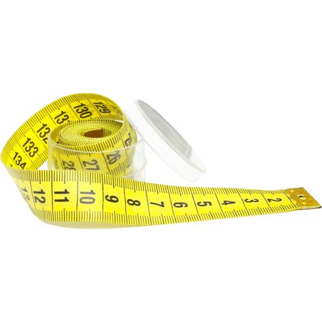 Cinta métrica de sastre de doble cara en estuche, 150 cm (1/2)