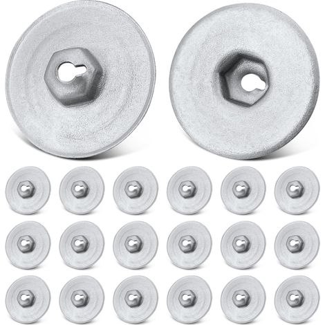 Protezione termica con dadi isolanti e piastra di protezione termica - Kit di montaggio del sottotelaio per auto, dadi isolanti e rondelle per BMW Mini Serie 1-7 X1-X7, piastra di protezione termica (1/5)