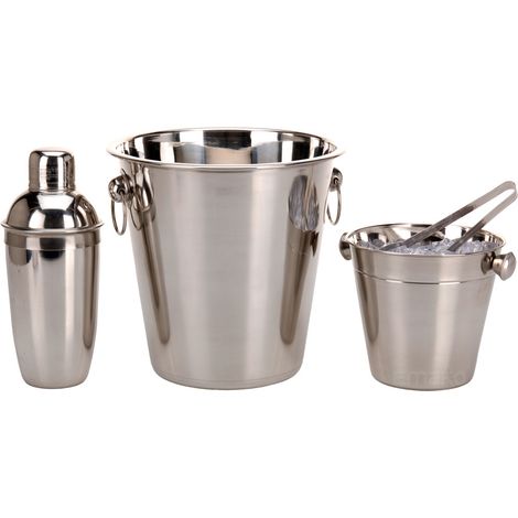 Cocktail Set 4-teilig Cocktailset Cocktailshaker Mixer Shaker (1/4)