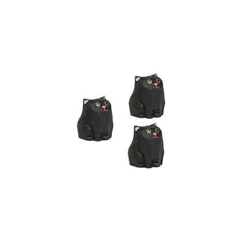 Simpatiche statue di gatti, statue di gatti intagliate a mano, decorazioni per la casa, bambole di gatti da collezione uniche, regali per C-Crezuo