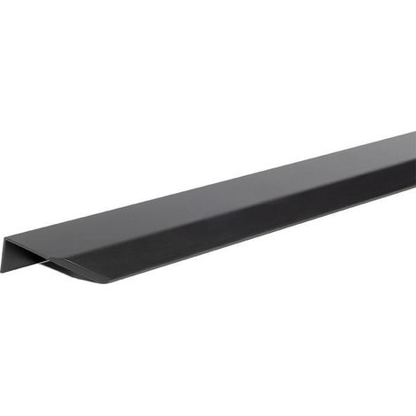 tirador aluminio vann. disponible en acabados negro mate, anodizado brillo y laton oscuro acabado negro mate dist. agujero dist. 1120mm.