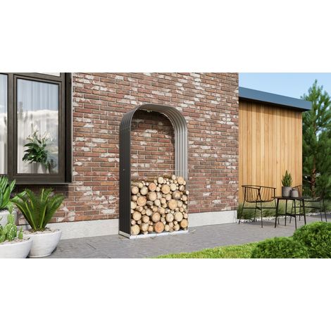 Vitavia Kaminholzregal "Lignum 401", granit, 40 x 99 x 200 cm (hoch)
