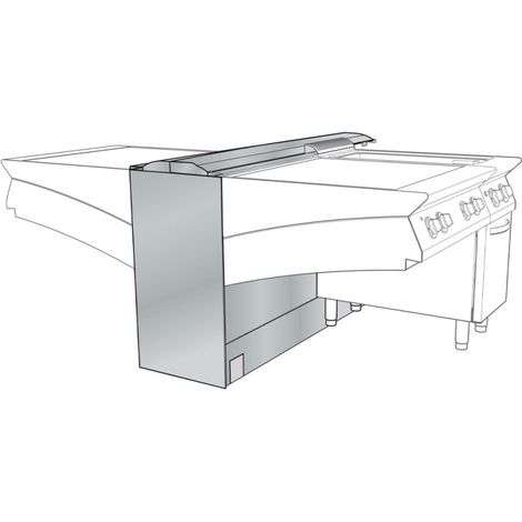 Support central 2400 mm - cantilever - Diamond