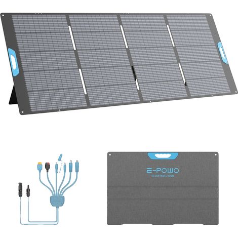 Panneau Solaire, Pliable et Portable, Étanche IP67, Panneau solaire 400W (1/2)