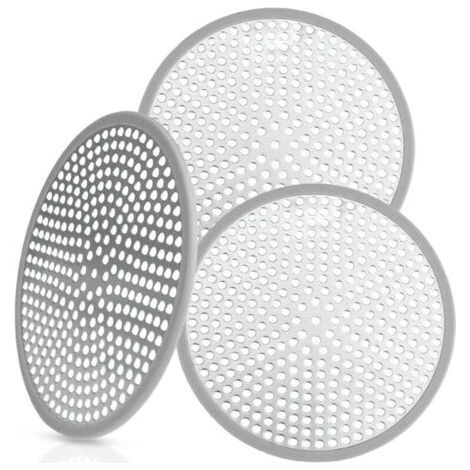 Pair 3 Pièces Attrape  Douche, Filtre  Douche Baignoire 120 mm, Grille Douche, Filtre Baignoire Anti , Grille Baignoire Anti , pour Cuisine, Salle de Bains Douche