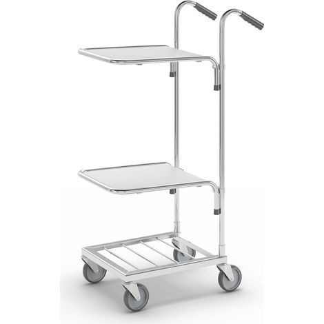 For Demand, Petit chariot de manutention, 2 tablettes, force