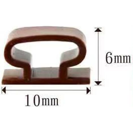 Joint isolant adhesif pour fenetre et porte 10×6 mm 6 m au total 2×3 m mousse creuse etanche au vent anti bruit anti poussiere marron (1/3)