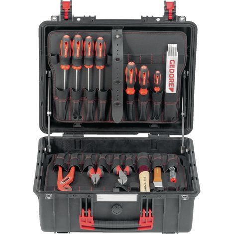 Mallette à outils Meister XL-R21652101 100 pièces GEDORE RED