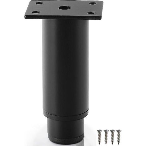 Pied de support pour sommier - Pied de meuble réglable - Fer - Pieds de bancs pivotants réglables - Pied de canapé - Pied d'armoire - Pied de lit - Convient aux meubles, canapés, armoires et lits - 18 (1/5)