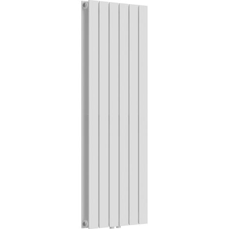 Radiatore a pannelli di design doppio 1140 watt acciaio 120 x 45 cm bianco 030010477
