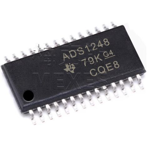 Bill of materials for the electronic components of the ADS1248IPWR and ADS1255IDBR chips 5 electronic components 5 packages