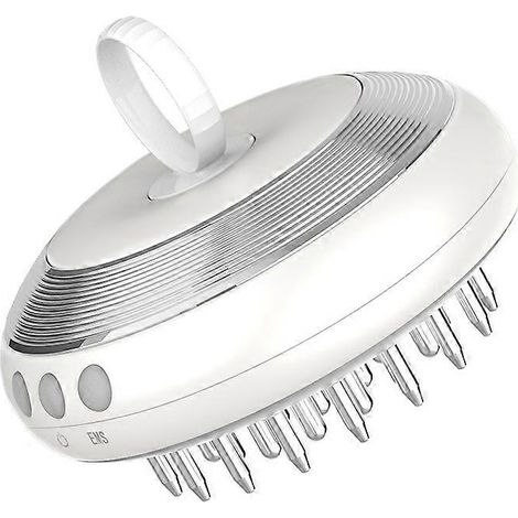 Peigne de massage EMS à guide infrarouge, instrument d'importation de liquide capillaire, appareil de médecine pour cuir chevelu, soins au peigne de massage, argent blanc (1/5)