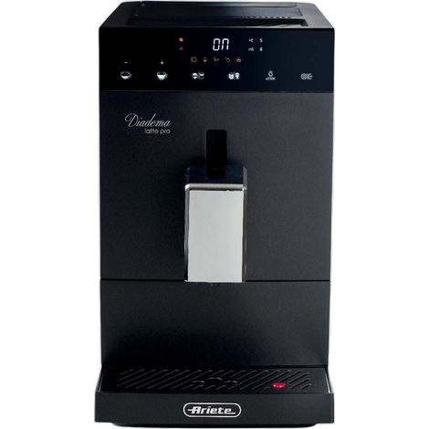 Macchina da caffè Ariete Diadema nera con contenitore per latte