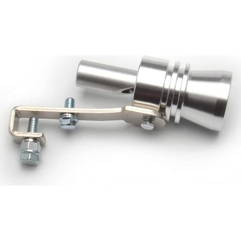 D'échappement Sifflet,Turbo Simulateur,Silencieux Universel Voiture,Sifflet en Aluminium ,Turbo Sound Simulateur, universel 'Turbo' ,pour Tuyau Déchappement de Voiture,pour diamètre 56-85mm