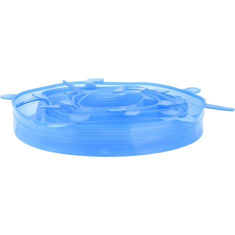 Couvercles en silicone réutilisables pour emballages alimentaires, hermétiques et frais (1/5)