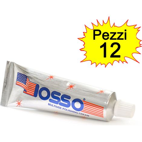 Iosso multiuse polishing cream fiberglass & metal confezione da pezzi 12