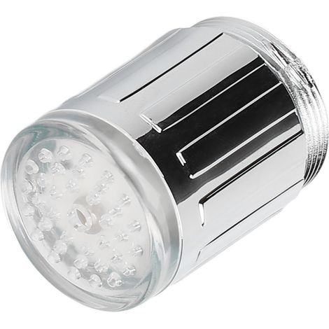 LED-Wasserhahn mit 3 Farben, RGB-Farbwechsel, Temperaturregelung, multifunktionaler Küchenhahn für Küche und Bad (1/5)
