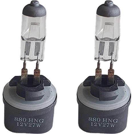 2 PZ Lampada Alogena Auto H27 880 12V 27W PG13 Piedi Dritti Trasparente Fendinebbia (1/3)