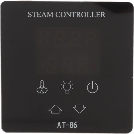Ortviai Contrôleur de Température à Écran Tactile pour Sauna – ABS Numérique, 8,5 x 8,5 cm, 35–110 °C (1/5)