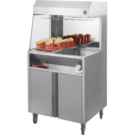 Friggitrice elettrica Casselin poste de salage gm 1200W acciaio inox